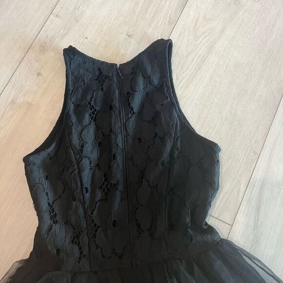 Abercrombie Kids Girls Black Lace Tulle Dress size 14 - Picture 5 of 7